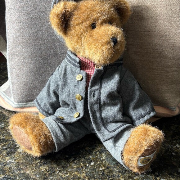 Boyds Bears Other - Boyds Bears Exclusive Civil War Edition Plush Teddy Bear Gray Uniform Hat